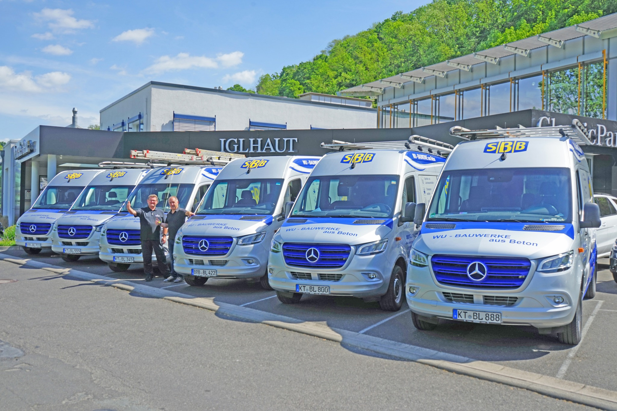 🚐🚐🚐🚐🚐🚐 Über Generationen: SBB Beutler & Lang und Mercedes-Benz IGLHAUT seit 1974 freundschaftliche Zusammenarbeit in Marktbreit